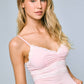 Pink Lace Trim Cami