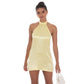 Satin Halter Shift Dress