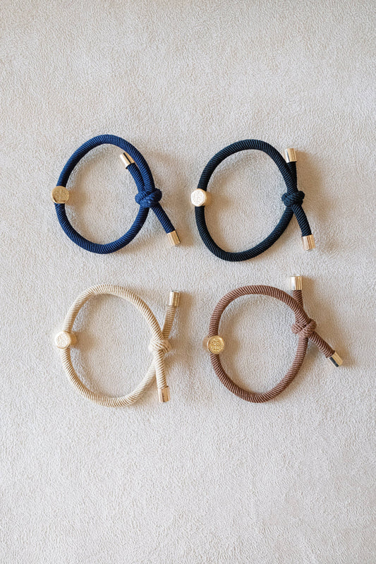 Original Smith & Co. Hair Tie Set - Dark Neutral