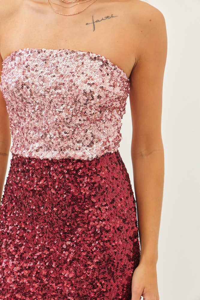SPARKLING TWO TONE SEQUIN MINI (RT)