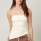 Ruched Tube Top