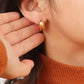 Blandine 18K Non-Tarnish Small Classic Hoop Earring: Yellow Gold