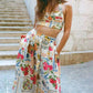 Fruit Print Maxi Set