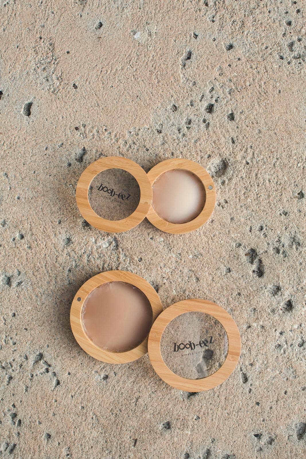 Nipple Covers + Bamboo Compact: Medium Tint / 8cm