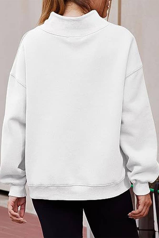 Mock Neck Sweatshirt
