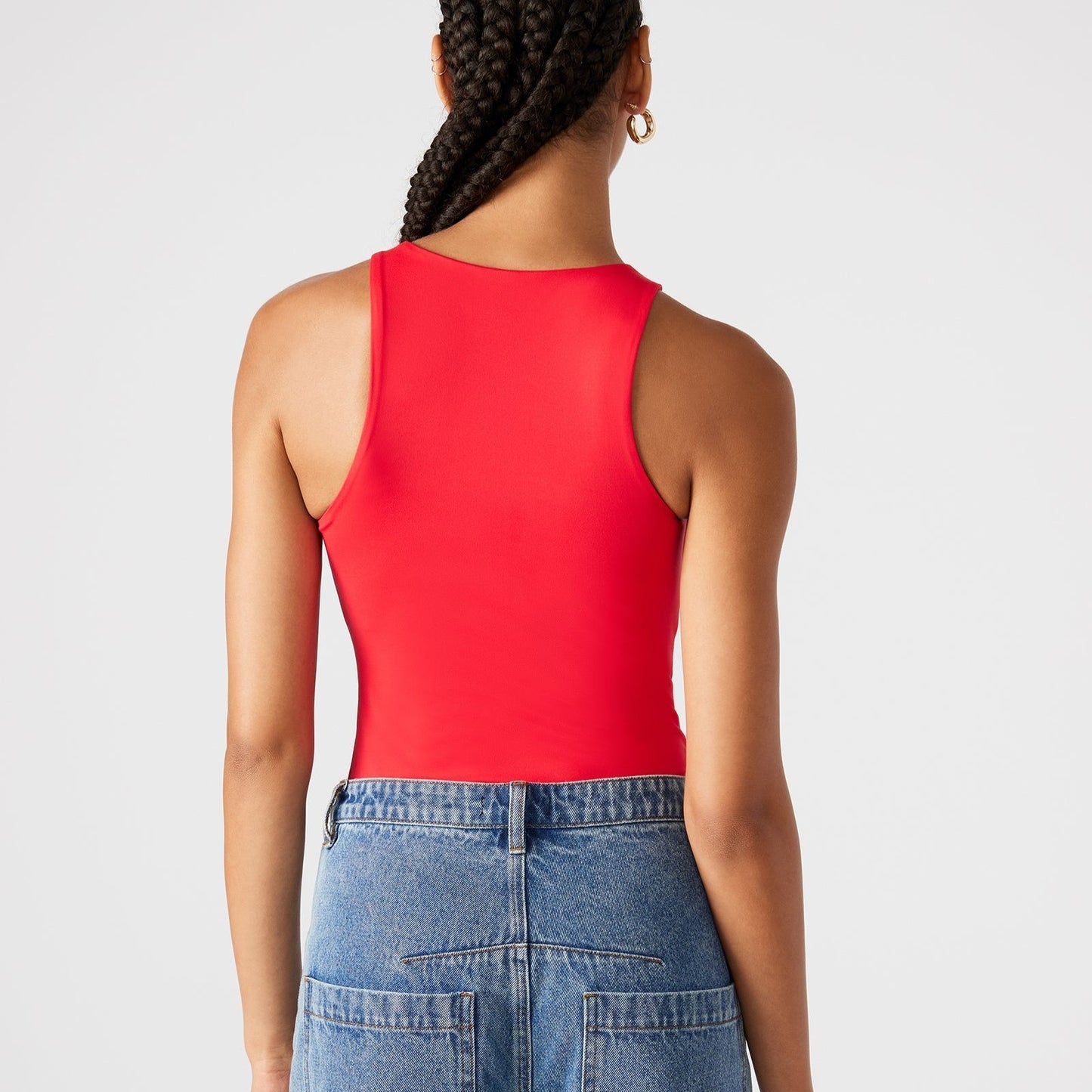 Sleeveless Crewneck Bodysuit