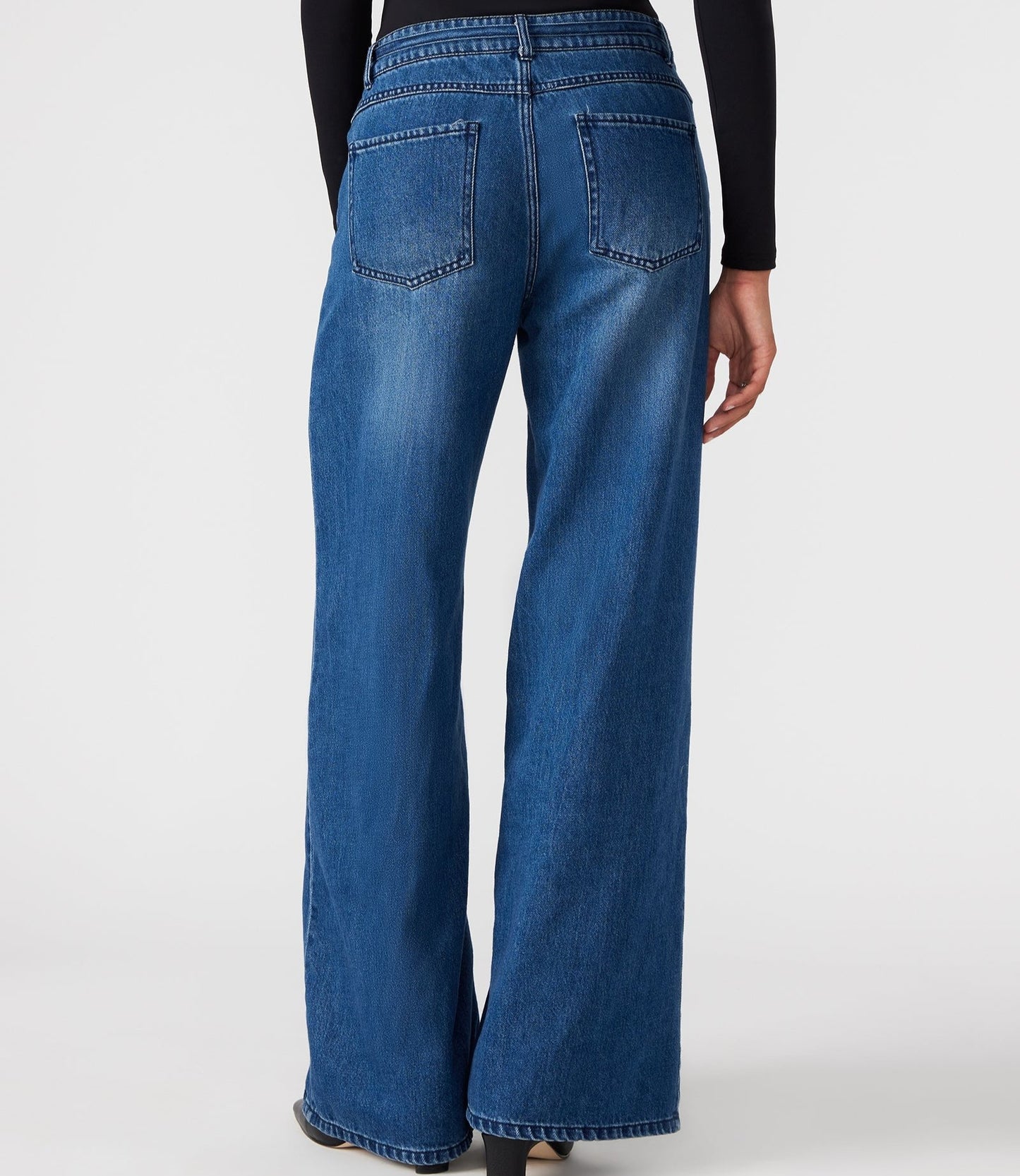 Dark Wash Wide Leg Jeans