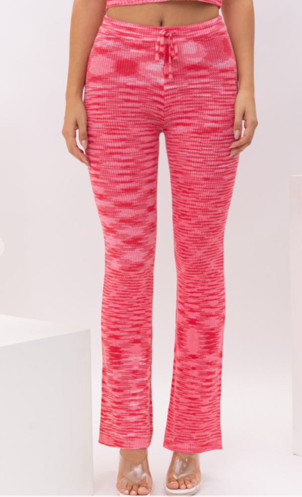 Pink Multi Knitted Pant